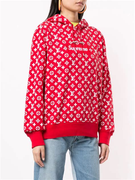 louis vuitton felpa supreme amazon|supreme x louis vuitton hoodie.